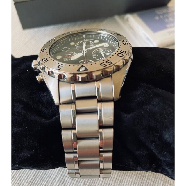 美品 希少SEIKO セイコー ダイバー スキューバ クロノグラフ チタン