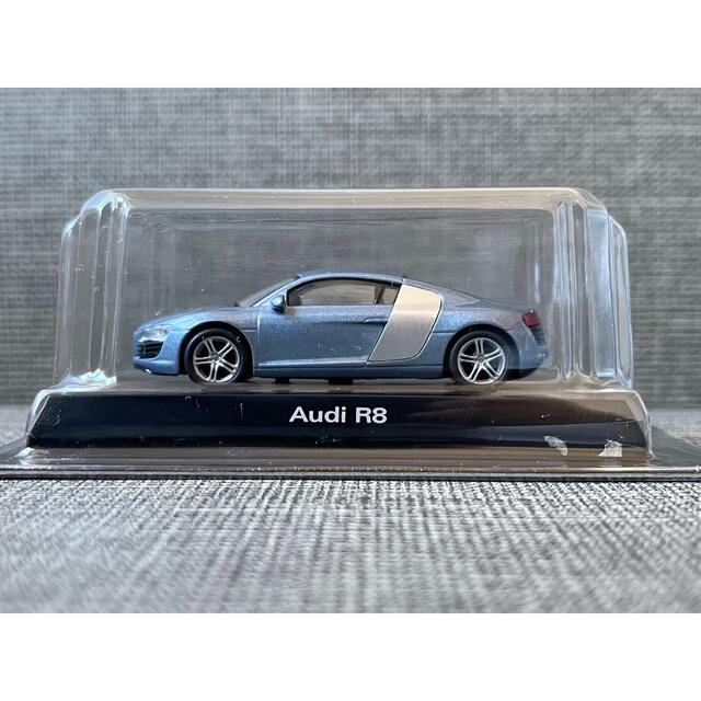 AUDI(アウディ)の1/64 京商 Audi アウディミニカーコレクション R8 ライトブルー エンタメ/ホビーのおもちゃ/ぬいぐるみ(ミニカー)の商品写真