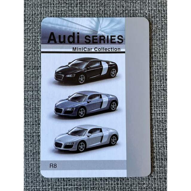 AUDI(アウディ)の1/64 京商 Audi アウディミニカーコレクション R8 ライトブルー エンタメ/ホビーのおもちゃ/ぬいぐるみ(ミニカー)の商品写真