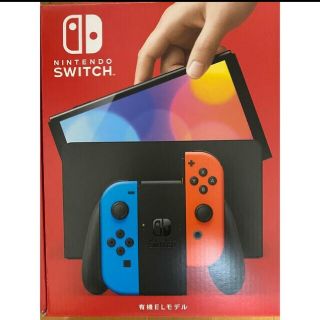 ニンテンドースイッチ(Nintendo Switch)のNintendo Switch 本体 有機EL ネオンブルー・ネオンレッド(家庭用ゲーム機本体)