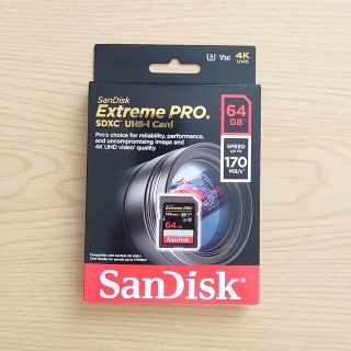 サンディスク(SanDisk)のSanDisk  SDXCカード  64GB  Extreme Pro  未開封(PC周辺機器)