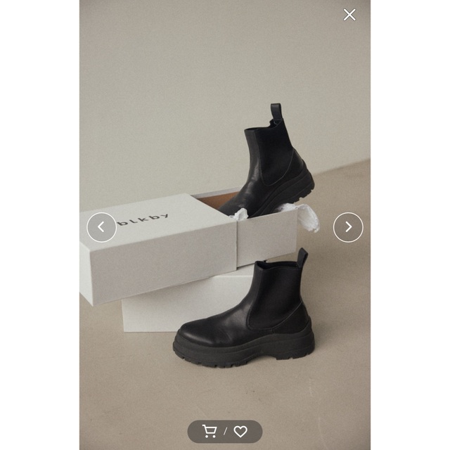 BLACK BY MOUSSY サイドゴアブーツ 38