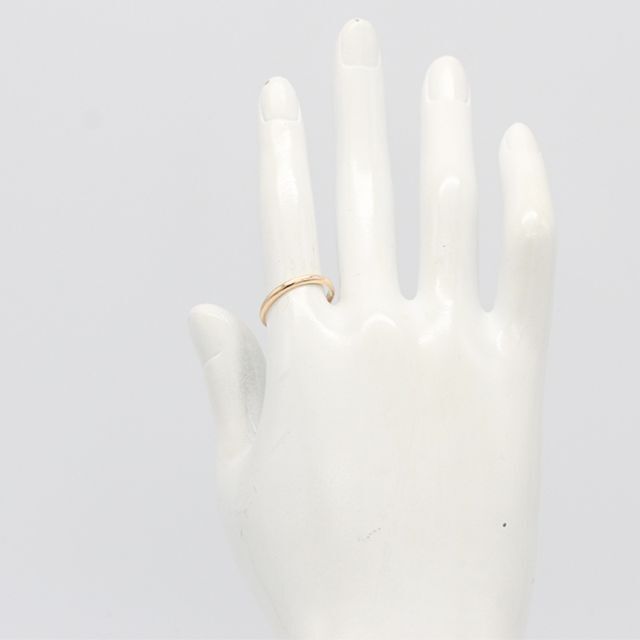 美品 K18 ピンクゴールド リング 指輪 H02312 レディースのアクセサリー(リング(指輪))の商品写真