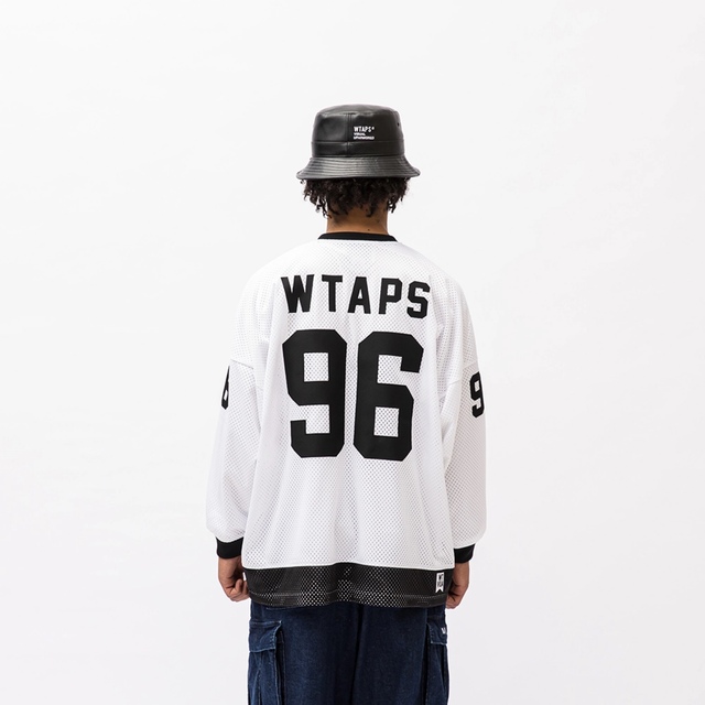 WTAPS NETMINDER LS POLY. LLW WHITE 02-