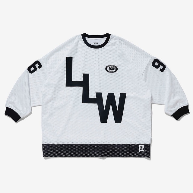 WTAPS NETMINDER LS POLY. LLW WHITE 02