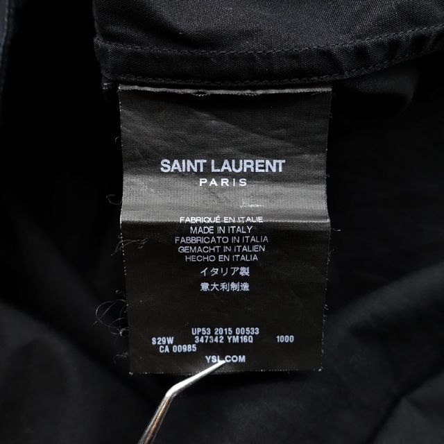 Saint Laurent(サンローラン)のSAINT LAURENT PARIS PLAIN COTTON SHIRT メンズのトップス(シャツ)の商品写真