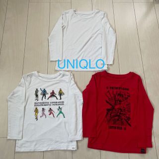 ユニクロ(UNIQLO)のユニクロ 極暖 キッズ男の子 3枚セット 120㎝(Tシャツ/カットソー)