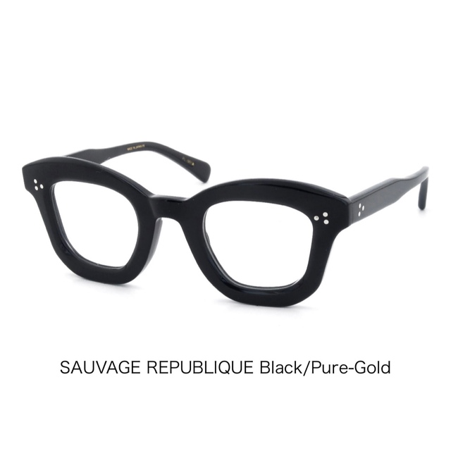 535mmレンズの幅SAUVAGE REPUBLIQUE [ Black/Pure-Gold ]