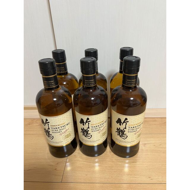 人気新品入荷 新品、未使用 オカダモ様専用 竹鶴ピュアモルト 700ml 6