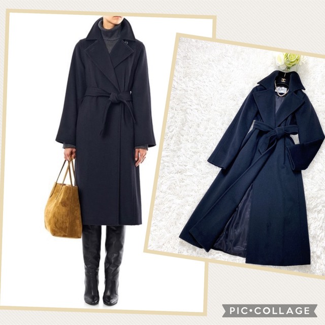 ★★美品 マックスマーラMaxMara マニュエラ キャメル コート★★