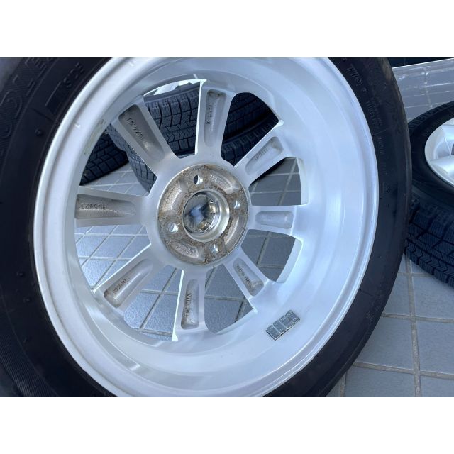 超美品★ホワイトツートン車に！スタッドレス★165/60R15　7～7.5分山 5