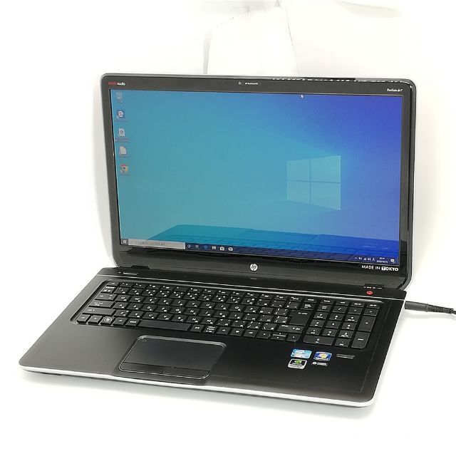 新品SSD ノートpc hp dv7 8GB RW 無線 BD Win10