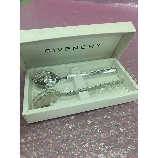 GIVENCHY(ジバンシィ)のGIVENCHY ジバンシー コーヒースプーン　2本セット　未使用保管品 インテリア/住まい/日用品のキッチン/食器(カトラリー/箸)の商品写真