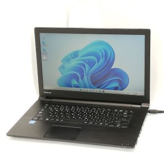 SSD ノートpc 東芝 B65/F 4GB DVD 無線 BD Win11(ノートPC)