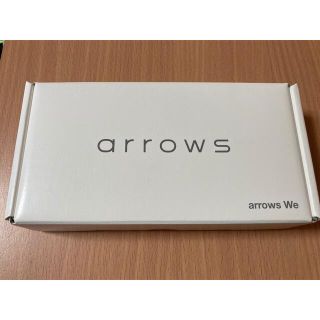 アローズ(arrows)の【未開封品】arrows we ホワイト 本体 【未使用品】(スマートフォン本体)