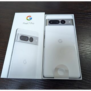 グーグルピクセル(Google Pixel)のpixel7 pro 128GB snow　GoogleStore版(スマートフォン本体)