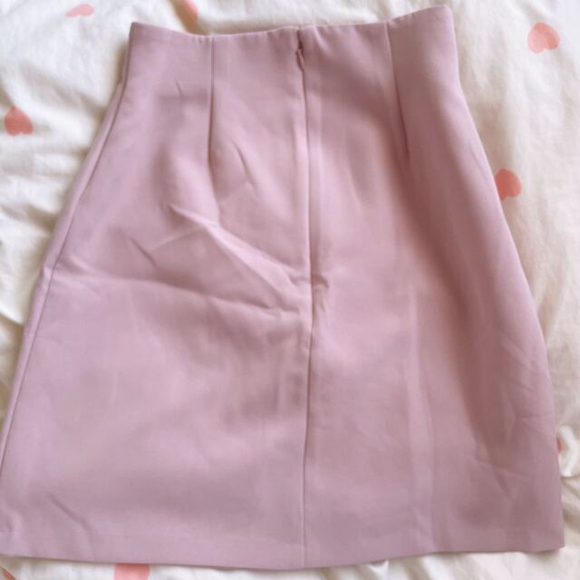 dazzlin(ダズリン)のdazzlin フロントビジュースカート ピンク お上品 お嬢様 かわいい レディースのスカート(ミニスカート)の商品写真
