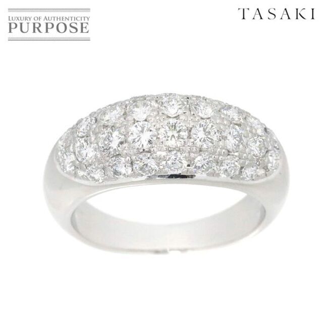 TASAKI - タサキ TASAKI 8号 リング ダイヤ 0.97ct Pt プラチナ 田崎真珠 指輪 VLP 90170755