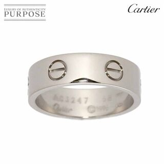 カルティエ(Cartier)のカルティエ Cartier ラブ #58 リング K18 WG ホワイトゴールド 750 指輪 VLP 90171158(リング(指輪))