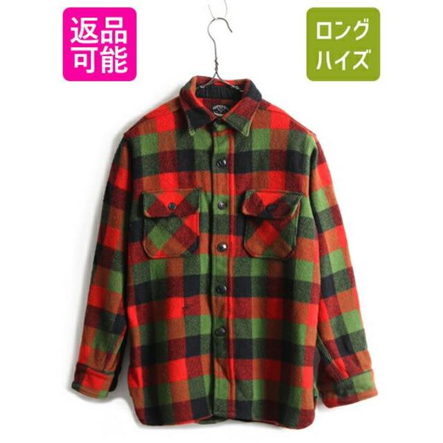 送料無料/プレゼント付♪ 60s winter king バッファローチェックシャツ