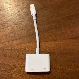 アップル(Apple)のApple lightning デジタルAVアダプタ(映像用ケーブル)