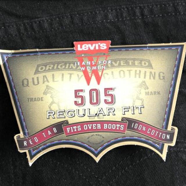 タグ付き 新品 デッドストック 90s USA製 Levis 505 ブラック