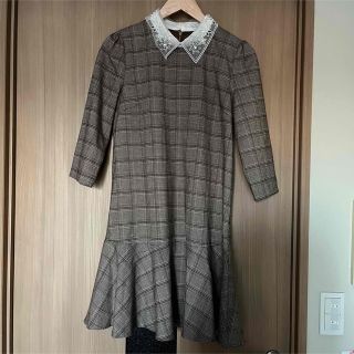 トッコ(tocco)のtocco closet 膝丈チェックワンピース(ひざ丈ワンピース)