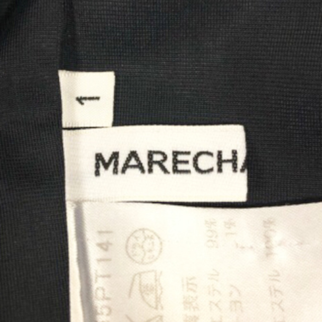 MARECHAL TERRE(マルシャルテル)のMARECHAL TERRE パンツ テーパード ストライプ 1 ブラック レディースのパンツ(その他)の商品写真