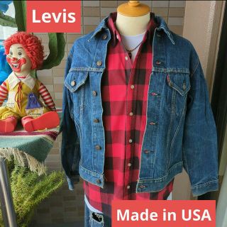 リーバイス(Levi's)のG3 アメリカ古着 リーバイス Levis 70505 インディゴ Gジャン ヴ(Gジャン/デニムジャケット)