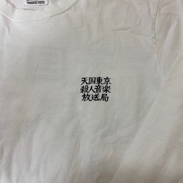 ワコマリア  天国東京殺人音楽放送局　白　Tシャツ　Lサイズ