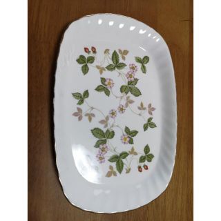 ウェッジウッド(WEDGWOOD)のウェッジウッド ワイルドストロベリー スパイラルプレート(食器)