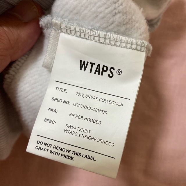 Wtaps   WTAPS NEIGHBORHOOD RIPPER HOODED XL グレーの通販 by