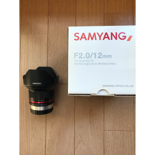 SAMYANG 12mm F2 NCS CS(Xマウント) 保証書ありカメラ