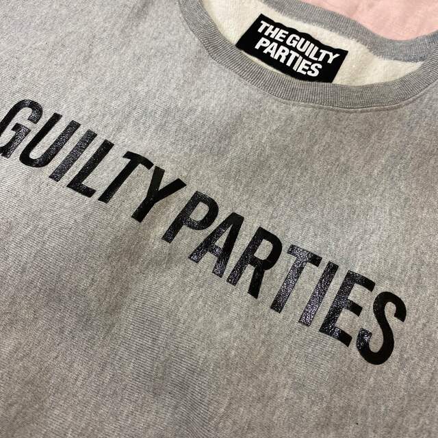 ワコマリア  GUILTYPARTIES ロゴ　リバースウィーブスウェット　L