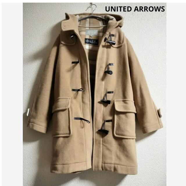 UNITED ARROWS(ユナイテッドアローズ)のUNITED ARROWS ウール混ダブルフェイス　ダッフルコート レディースのジャケット/アウター(ダッフルコート)の商品写真