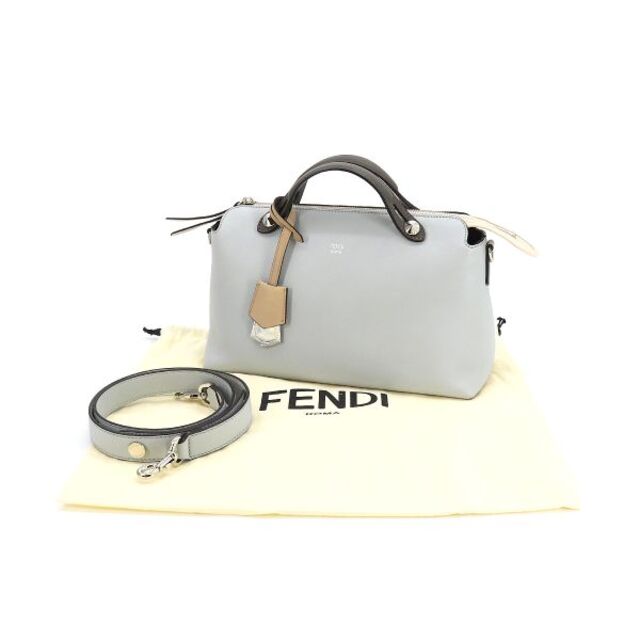 FENDI(フェンディ)の未使用 展示品 フェンディ FENDI バイザウェイ ミディアム 2way ハンド ショルダー バッグ レザー ライトブルー 8BL124 VLP 90170887 レディースのバッグ(ハンドバッグ)の商品写真