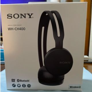 ソニー(SONY)のソニー ワイヤレスステレオヘッドセット WH-CH400 ブラック(1コ入)(ヘッドフォン/イヤフォン)