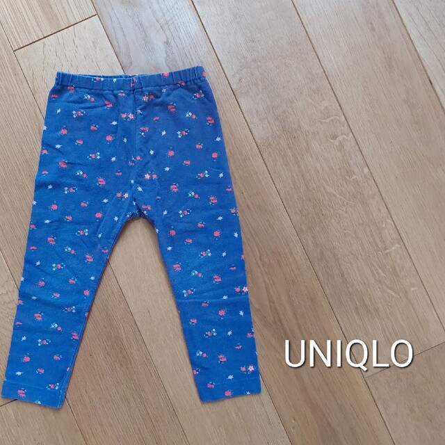 UNIQLO(ユニクロ)のUNIQLO  レギンス パンツ 女の子 90 キッズ/ベビー/マタニティのキッズ服女の子用(90cm~)(パンツ/スパッツ)の商品写真