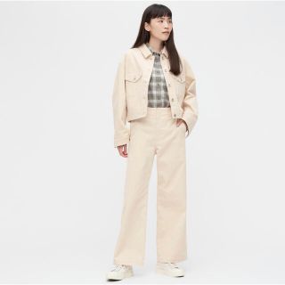 ユニクロ(UNIQLO)の【新品・タグ付】ユニクロ UNIQLO コーデュロイワイドパンツ(カジュアルパンツ)
