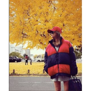 トミーヒルフィガー(TOMMY HILFIGER)の浜崎あゆみ着用❤️トミーフィルヒガー❤️リバーシブルジャケット新品未使用タグ付(ナイロンジャケット)