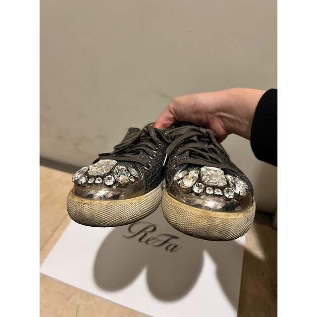 miumiu ビジュースニーカー　37.5 23.5-24cm