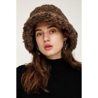 スライ(SLY)の未使用☆SLY☆ECO FUR HAT☆エコファーハット☆バケットハット(ハット)