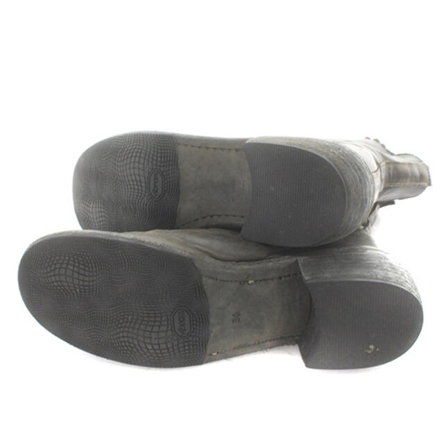 GUIDI(グイディ)のグイディ サイドゴア ショートブーツ 36 20-20.5cm 茶色 レディースの靴/シューズ(ブーツ)の商品写真