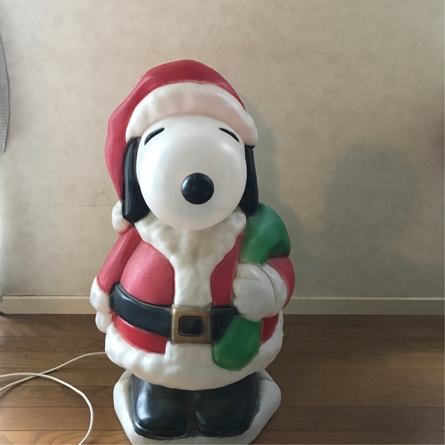 スヌーピースヌーピー サンタ クリスマス ライト+延長コード
