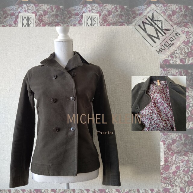 ミッシェルクラン(MICHEL KLEIN)モールスキンコート 38 | milanicocinas.com