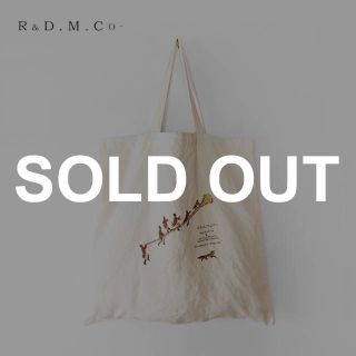 ヤエカ(YAECA)の美品 R&D.M.Co-✨オールドマンズテーラー フォックスハント刺繍バッグ(トートバッグ)