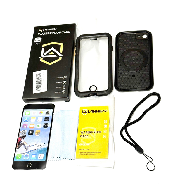 Apple - 未使用品! Lanhiem Apple iPhone SE 2 7 8 ケースの Apple - 未使用品! Lanhiem Apple iPhone SE 2 7 8 ケースの