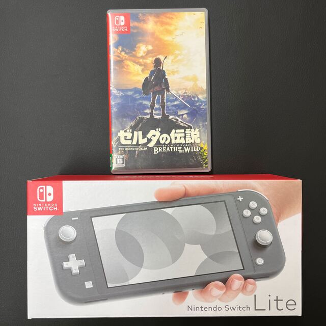 Nintendo Switch Liteグレー&ゼルダの伝説（アクセサリー多数）