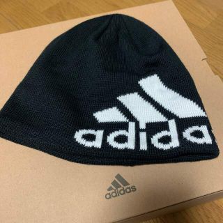 アディダス(adidas)のadidas ニット キャップ(ニット帽/ビーニー)