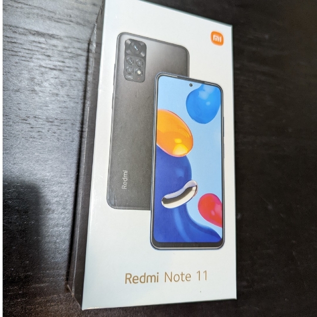 シャオミ Xiaomi Redmi Note 11 　グラファイトグレー